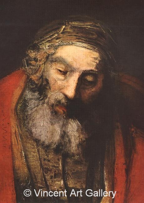 A740, REMBRANDT, Return of the Prodigal Son, DETAIL 2